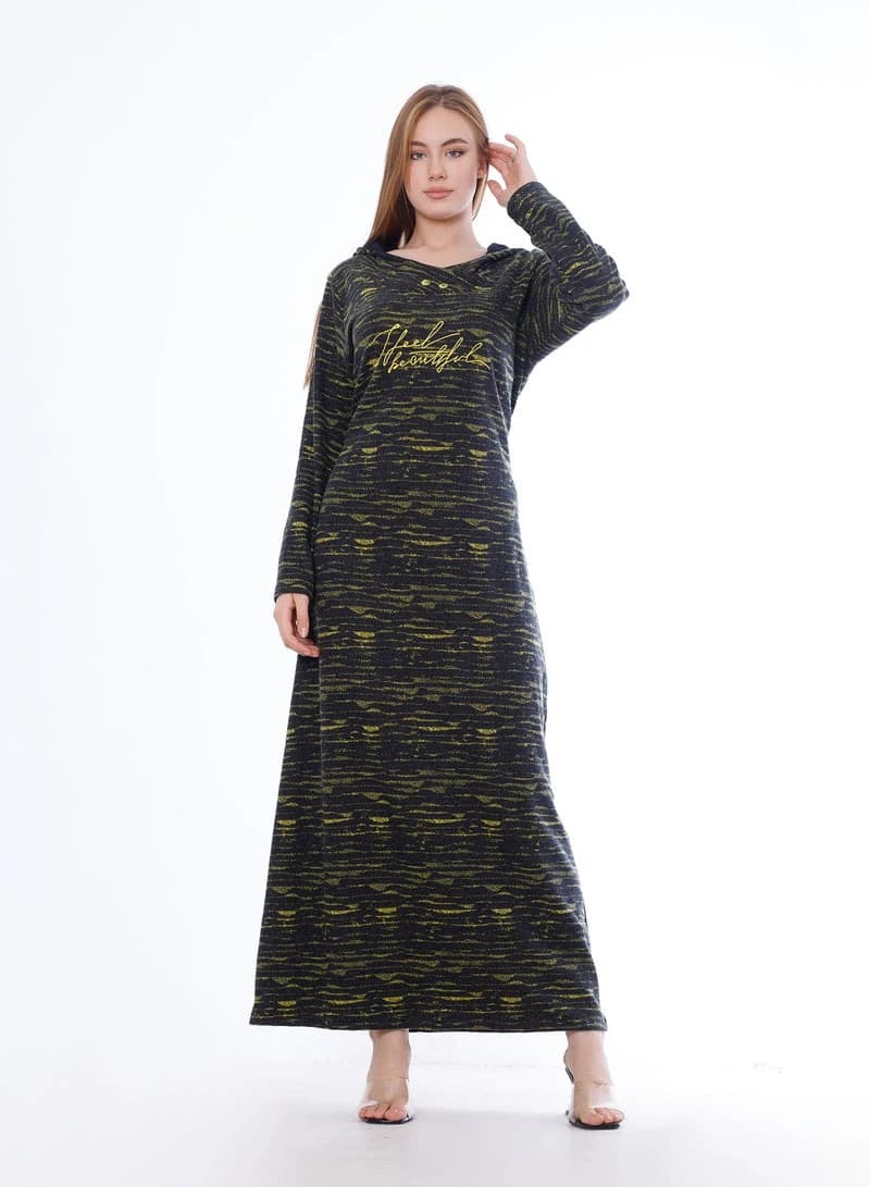 ZECOTEX Embroidered Winter Nightgown