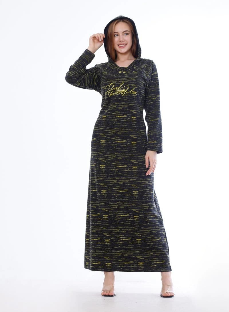 ZECOTEX Embroidered Winter Nightgown