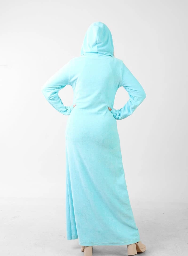 ZECOTEX Embroidered Winter Nightgown