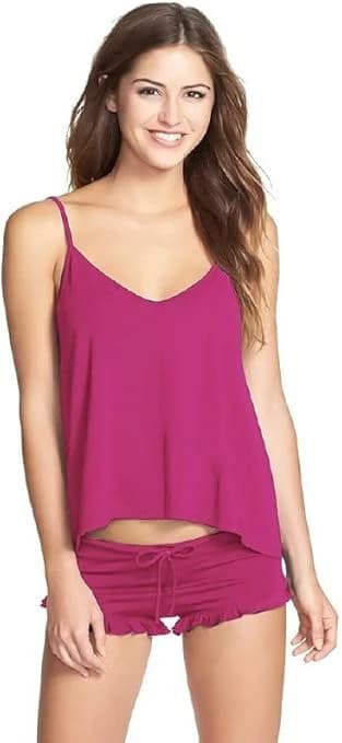 Cotton Top and Shorts Sleepwear Set