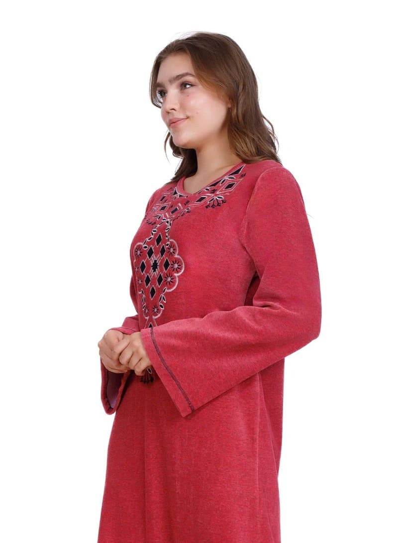 Women's Special Nightgown 8005 – Long Warm Cotton Nightdress
