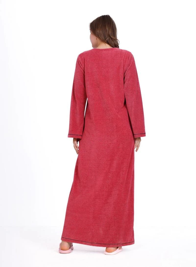 Women's Special Nightgown 8005 – Long Warm Cotton Nightdress