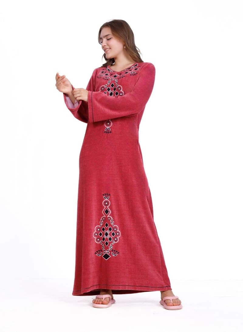 Women's Special Nightgown 8005 – Long Warm Cotton Nightdress