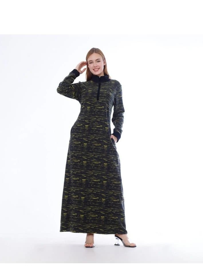 Women's Distinctive Winter Nightgown 8037 – Soft Cozy Sleepwear