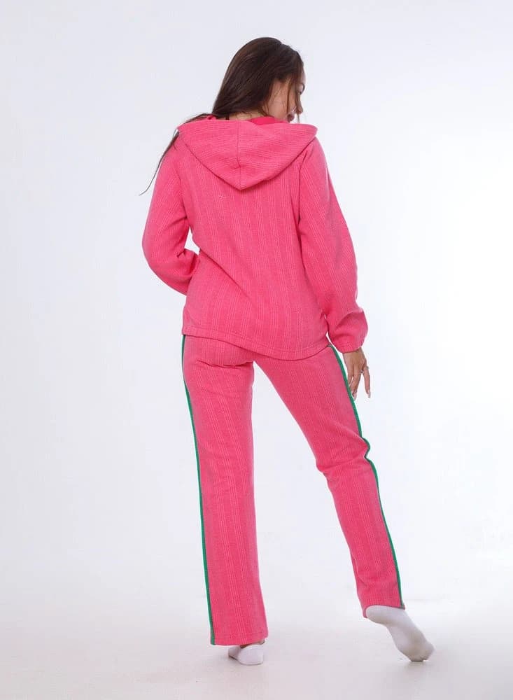 Women's Distinctive Winter Pajamas 8047 – Warm Cotton Fleece Set