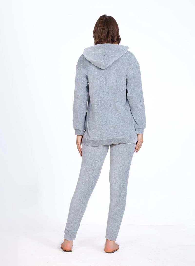 Women's Distinctive Winter Pajamas 8042 – Warm Winter Pajama Set