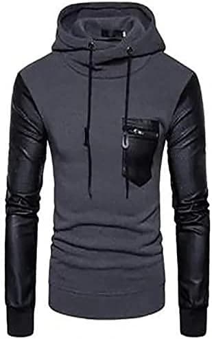 Black and Gray Hoodie for Women