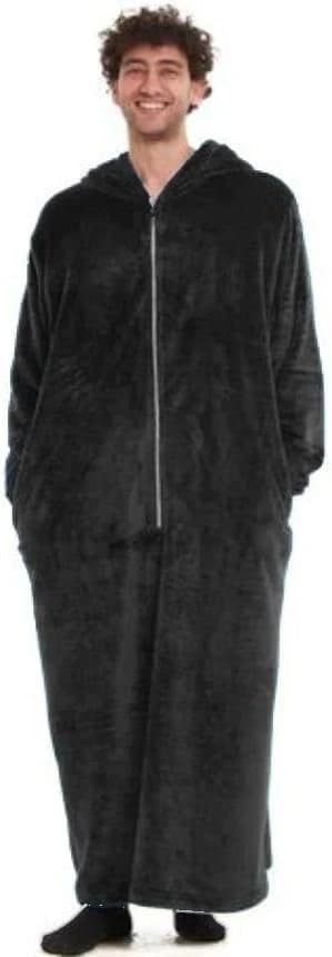 "Fleece Thobe with Pockets and Belt for Men and Women