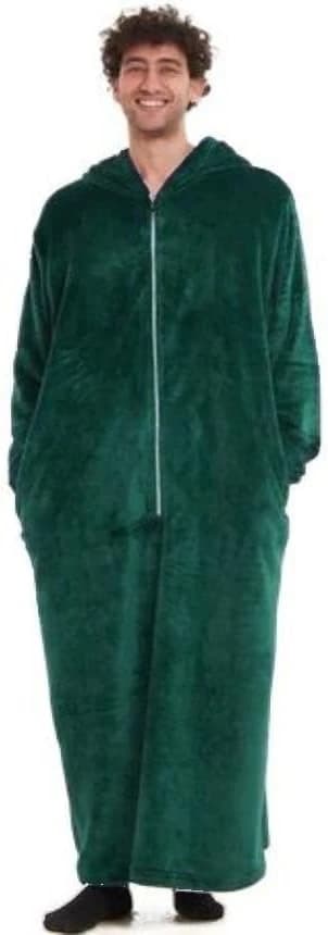 "Fleece Thobe with Pockets and Belt for Men and Women