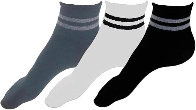 Men's Half Socks Set – 3 Pieces