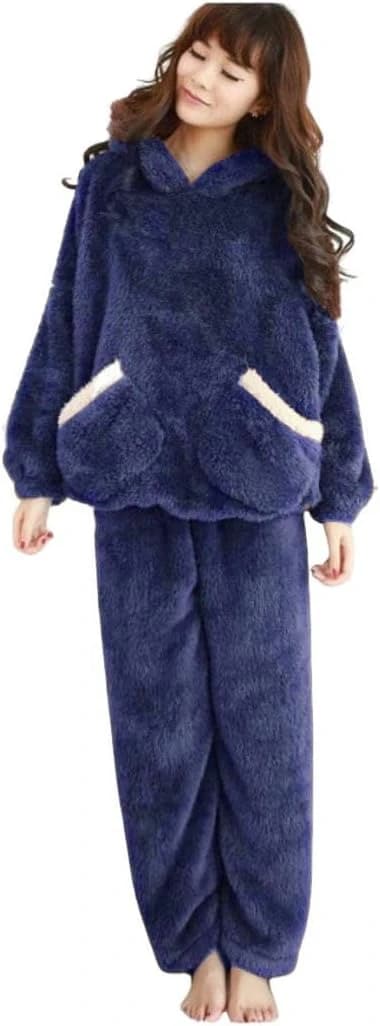 Women’s Winter Fleece Pajama Set – Warm Two Pieces