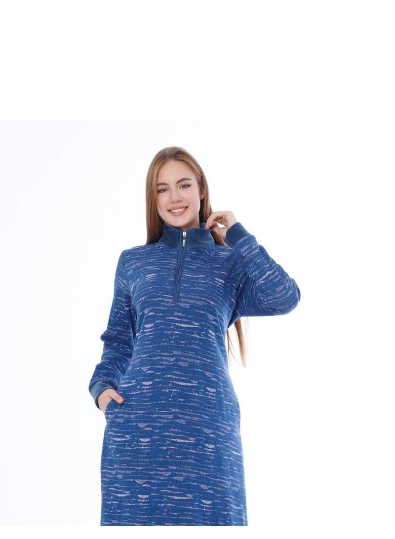 Women's Winter Nightgown 8037 – Cozy Winter Nightdress