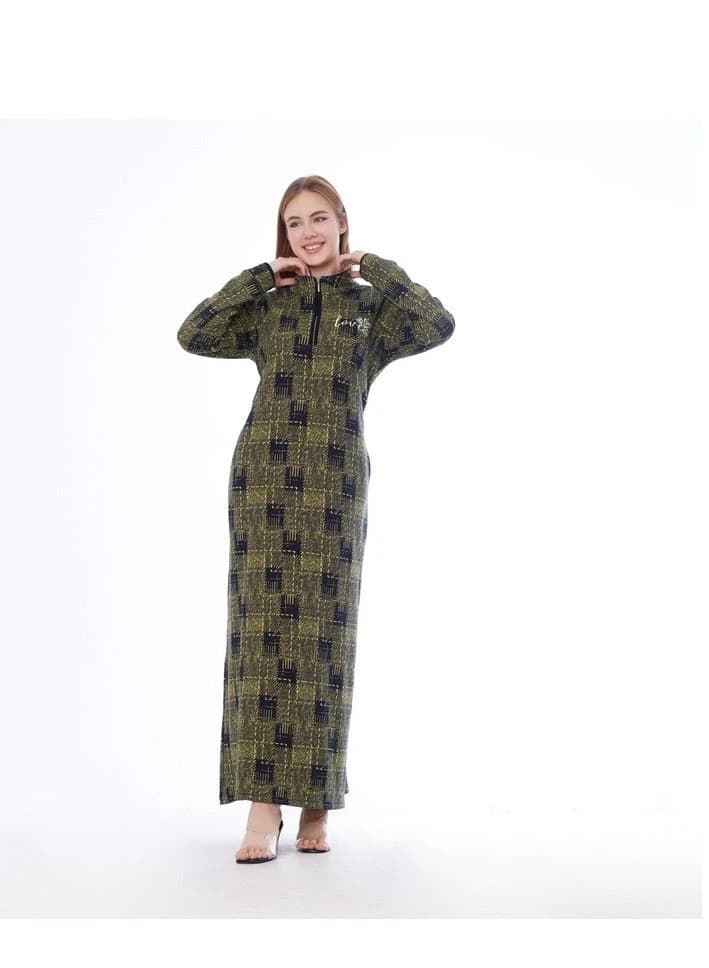 Women's Winter Nightgown 8026 – Comfortable Sleepwear