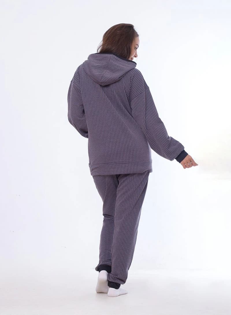 Women's Distinctive Winter Pajama 8049 – Warm Winter Pajama Set