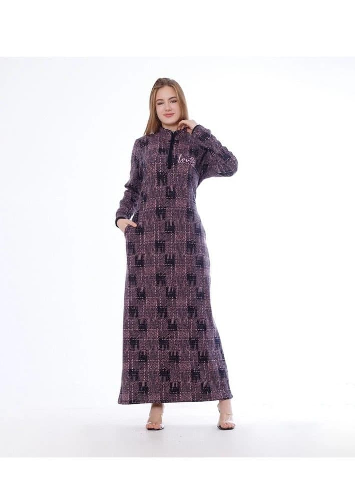 Women's Winter Nightgown 8026 – Comfortable Sleepwear