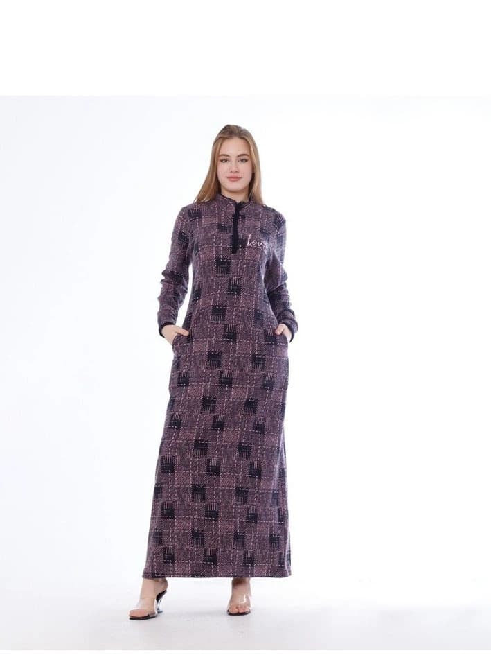 Women's Winter Nightgown 8026 – Comfortable Sleepwear