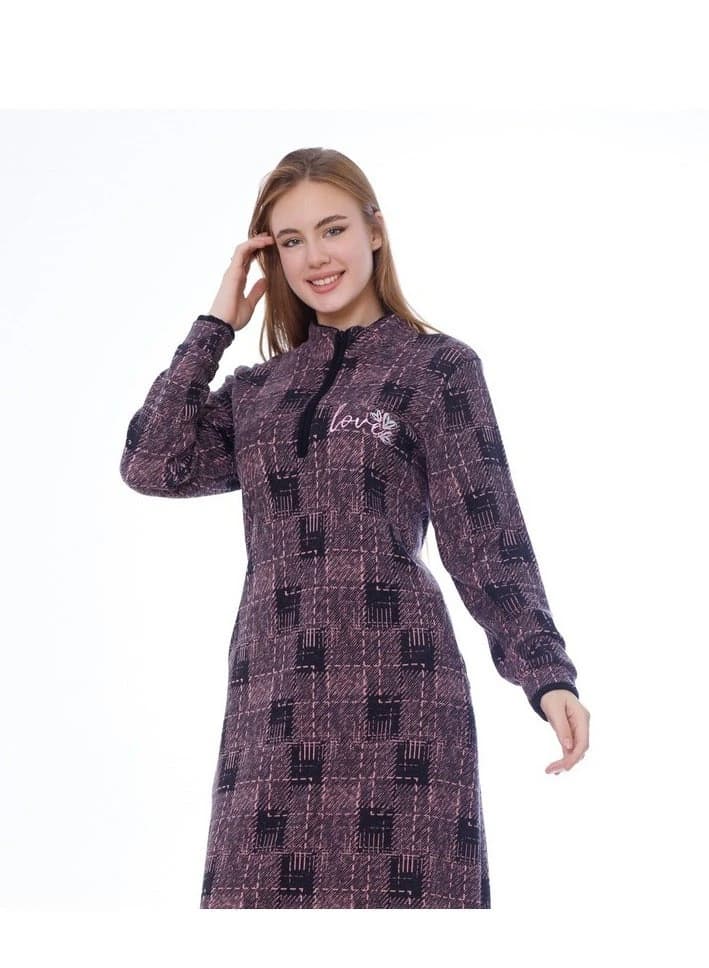 Women's Winter Nightgown 8026 – Comfortable Sleepwear