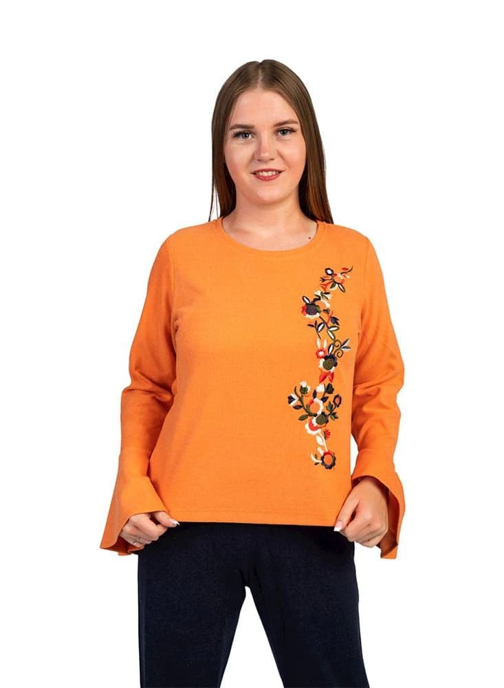 Women's Stylish Winter Pajamas Like You – Embroidered Cotton Pajama Set