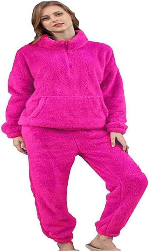 Women's Polar Fleece Winter Pajamas