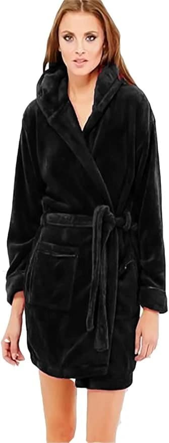 Women's Short Plush Robe