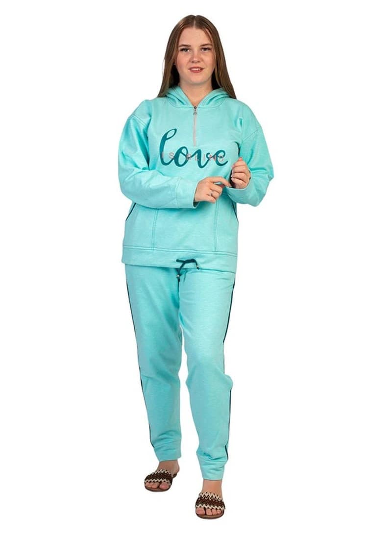 Women's Distinctive Winter Pajamas – Cotton Blouse & Printed Pants
