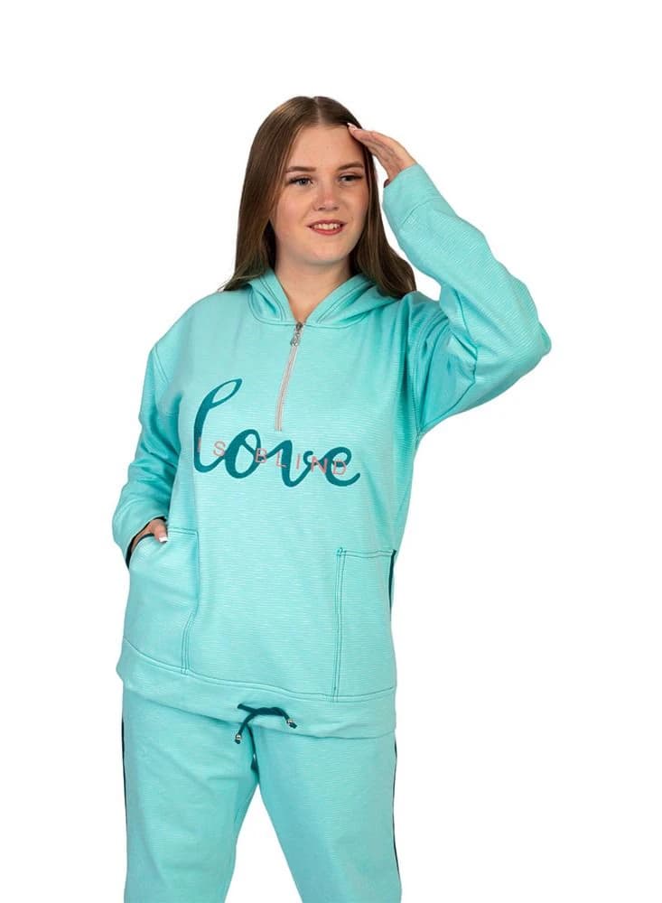 Women's Distinctive Winter Pajamas – Cotton Blouse & Printed Pants
