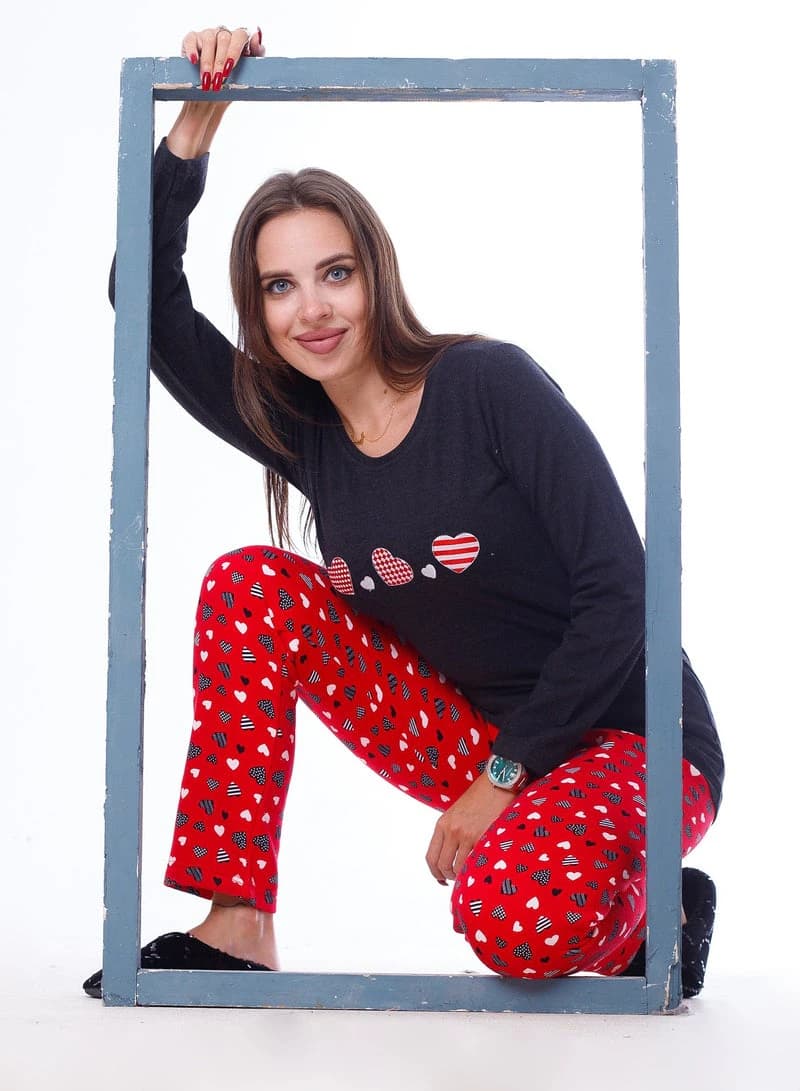 Women's Winter Collection Pajama 7438 – Cozy Home Sleepwear