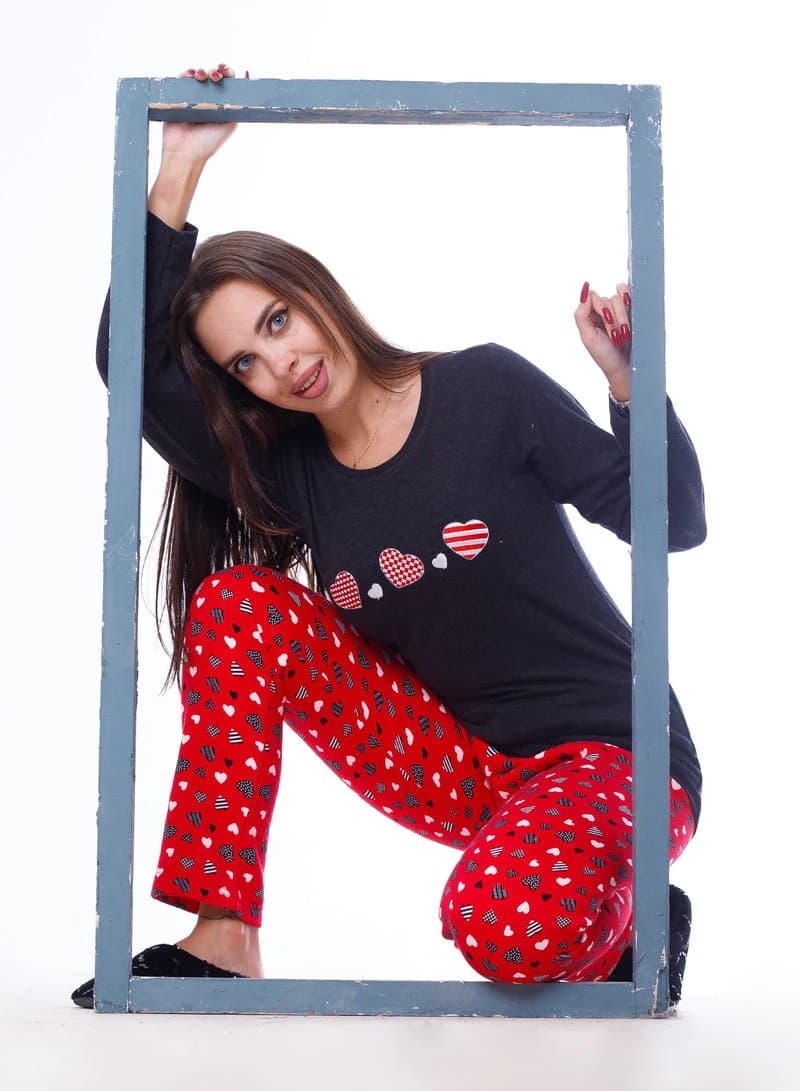 Women's Winter Collection Pajama 7438 – Cozy Home Sleepwear