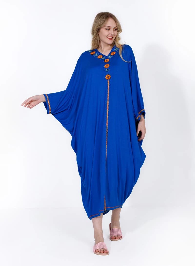 Women's Elegant Nightgown Like You – Embroidered Viscose Nightdress