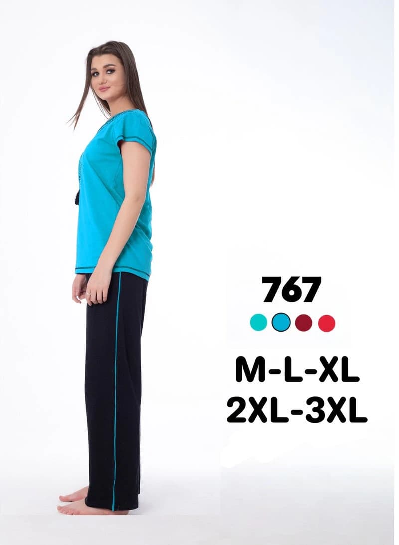Women's Summer Pajamas – Lightweight Short Sleeve Set