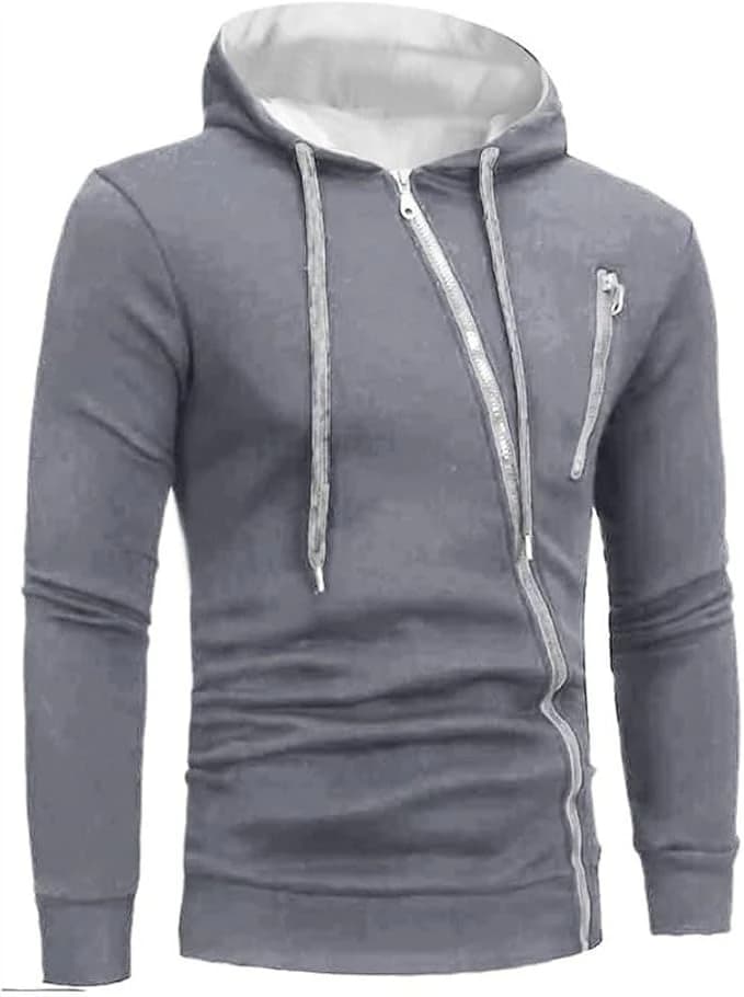 Men’s Hoodie with Slow-Zip – Casual & Comfortable