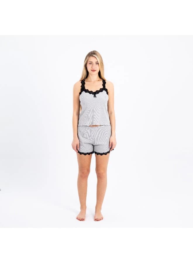Women's Summer Pajamas – Lightweight Short Sleeve Set