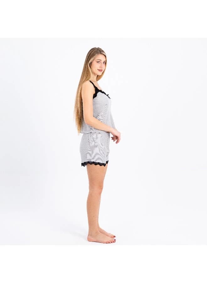 Women's Summer Pajamas – Lightweight Short Sleeve Set