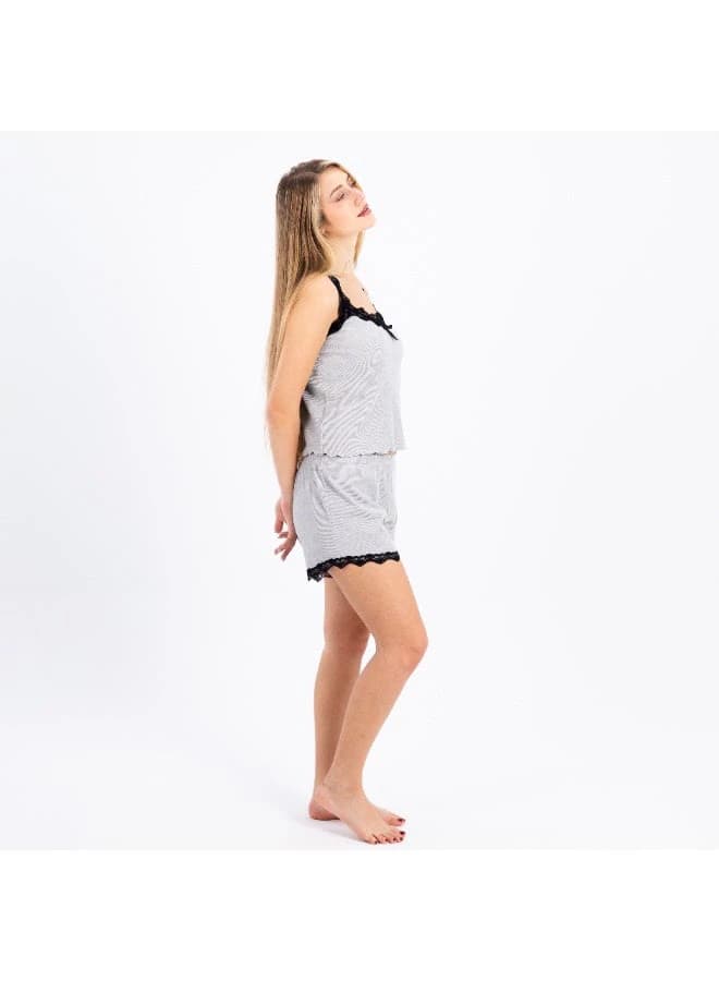 Women's Summer Pajamas – Lightweight Short Sleeve Set