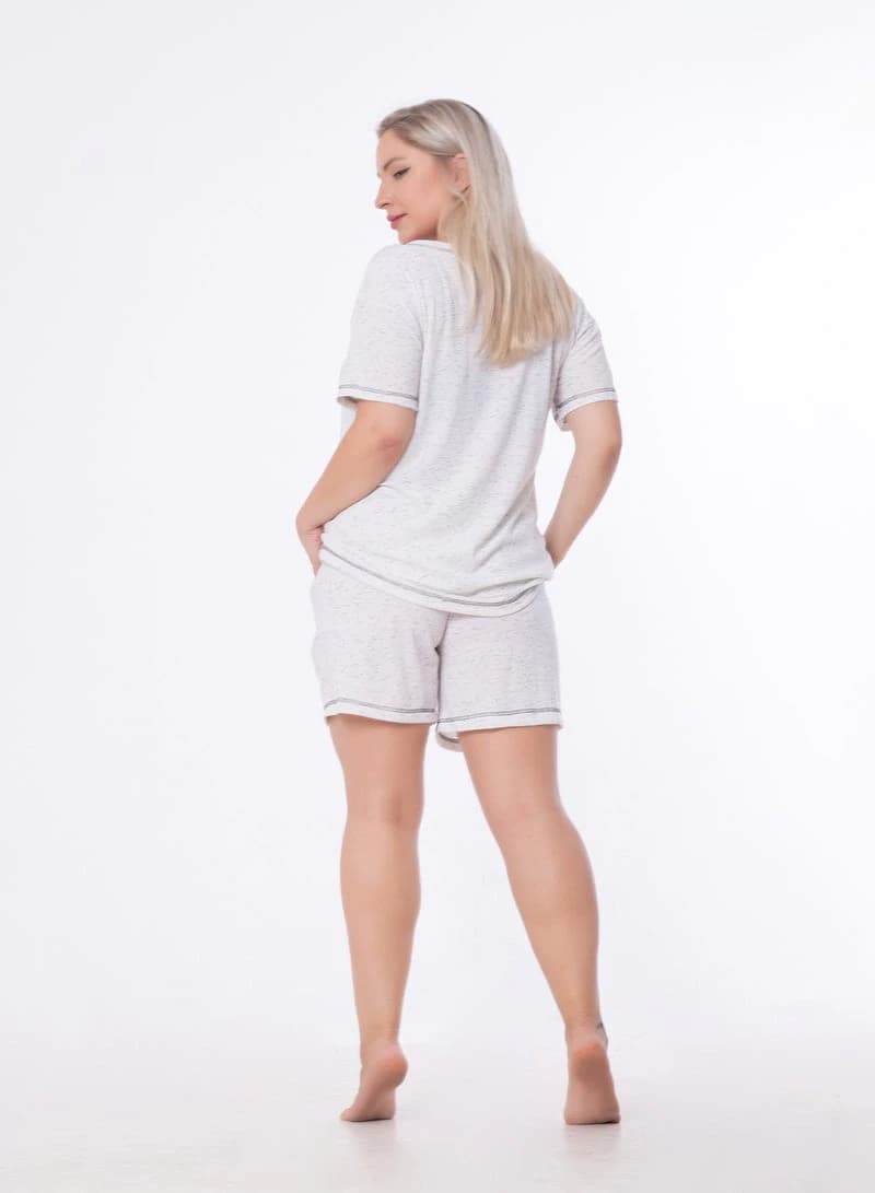 Women's Summer Pajama Set 173 – Lightweight Printed Sleepwear
