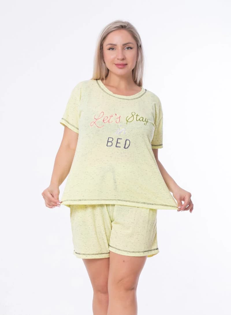 Women's Summer Pajama Set 173 – Lightweight Printed Sleepwear