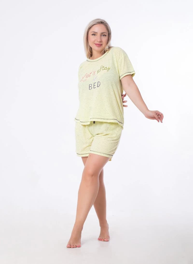 Women's Summer Pajama Set 173 – Lightweight Printed Sleepwear
