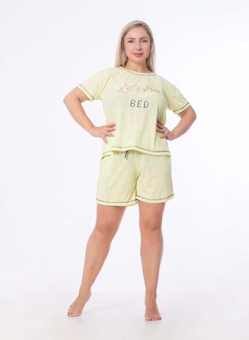 Women's Summer Pajama Set 173 – Lightweight Printed Sleepwear