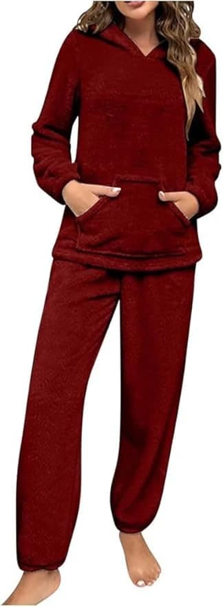 Women’s 2-Piece Fur Pajama Set