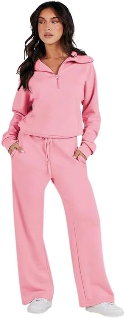 Women's Two-Piece Pink Pajama Set – Size L