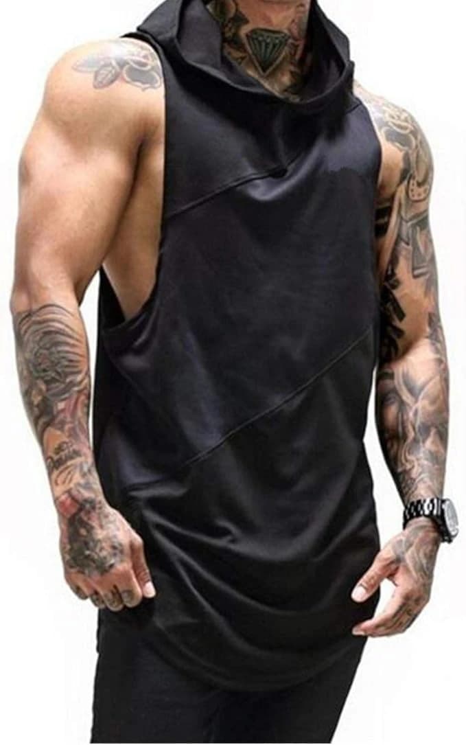 Men’s Gym Stringer Tank Top – Quick Dry Muscle Fitness Vest