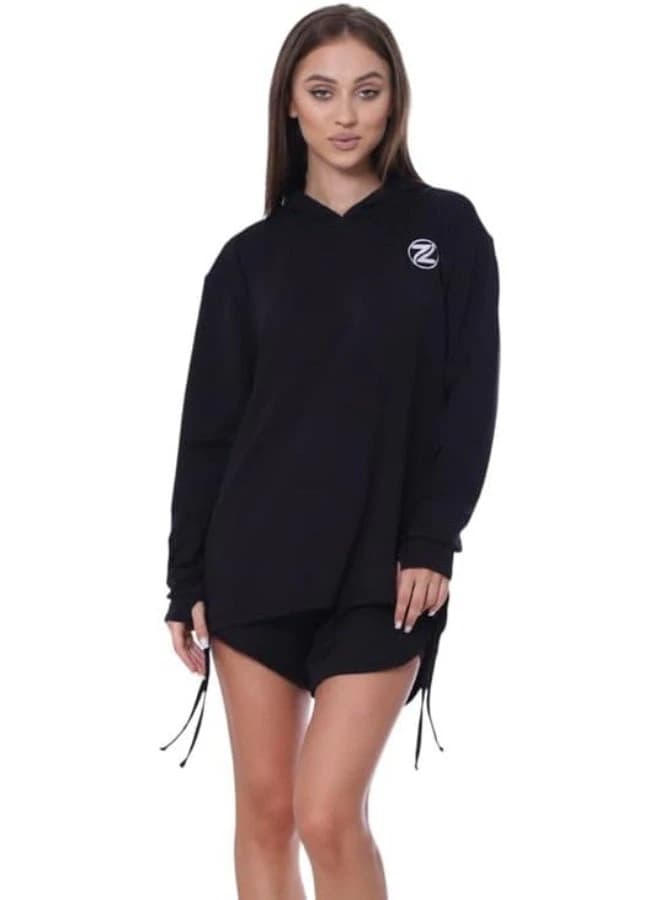 Black sports shorts