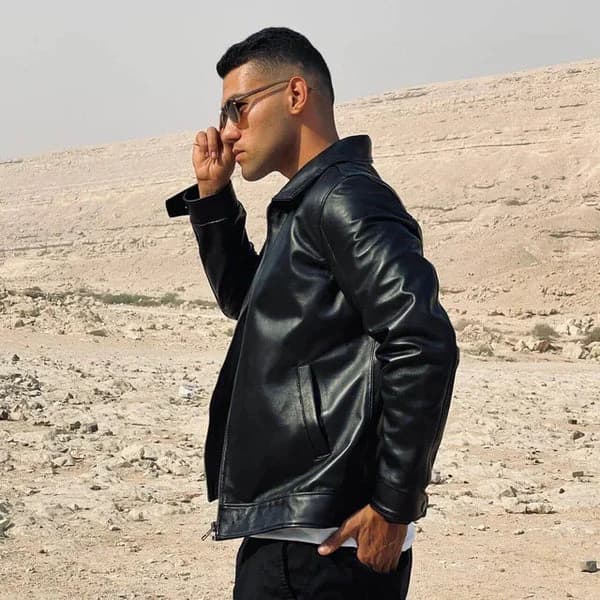 Minimal Leather Jacket