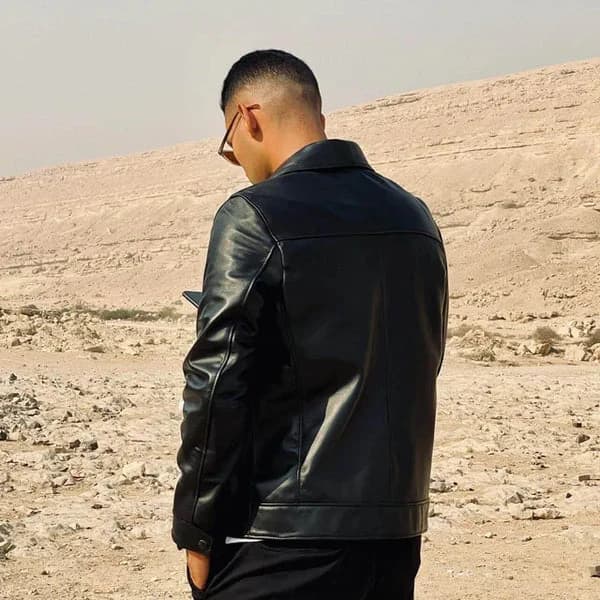Minimal Leather Jacket
