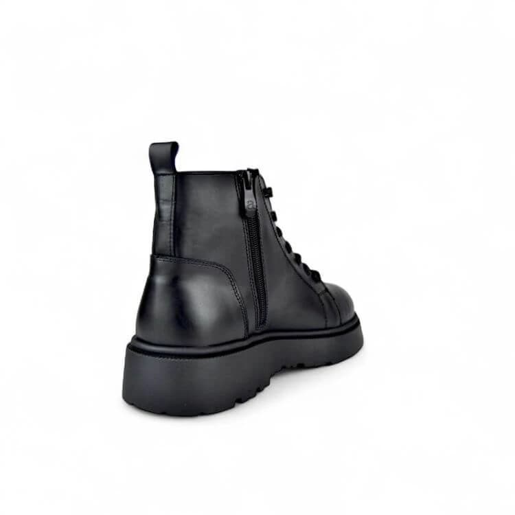 Alpha - Combat Boot in Black Leather