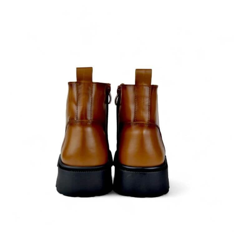 Alpha - Combat Boot in Havana Leather