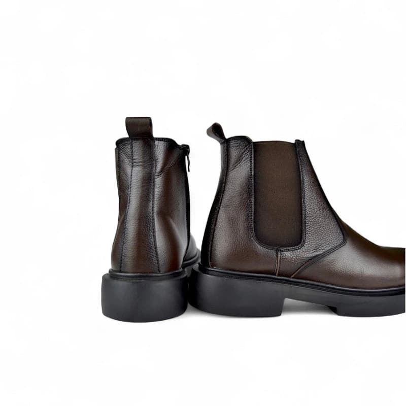 Edge - Hybrid Chelsea Boot -Brown