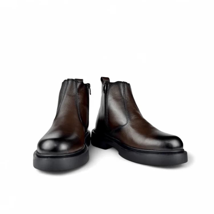 Edge - Hybrid Chelsea Boot -Brown