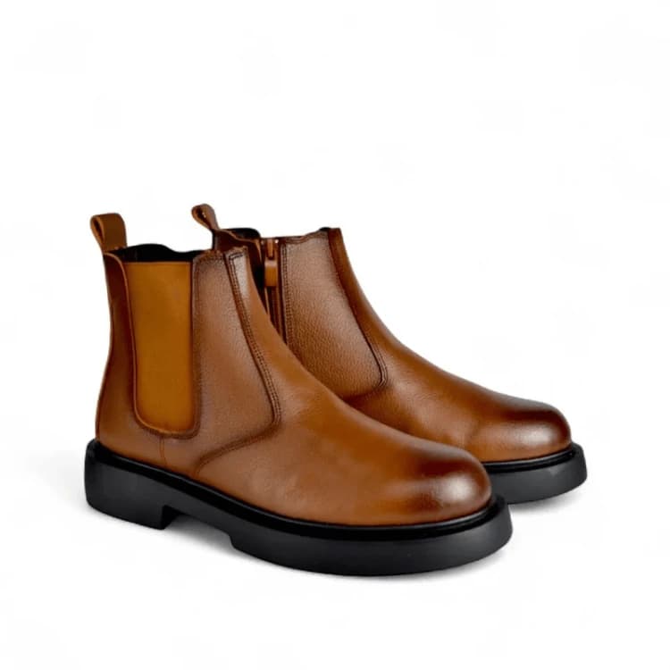 Edge - Hybrid Chelsea Boot - Havana