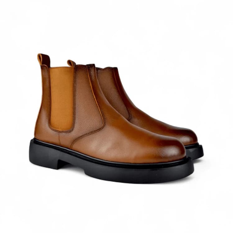 Edge - Hybrid Chelsea Boot - Havana